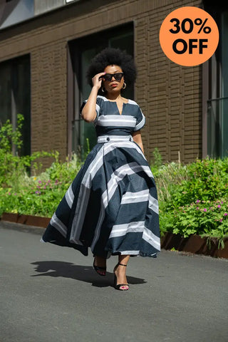 PRE-ORDER PEJU WHITE AND BLACK DRESS Women’s Dress