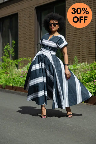 PRE-ORDER PEJU WHITE AND BLACK DRESS Women’s Dress