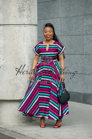 PEJU BLUE AND PINK DRESS Women’s Dress