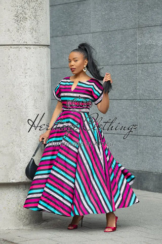 PEJU BLUE AND PINK DRESS Women’s Dress