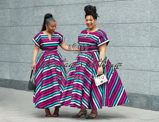 PEJU BLUE AND PINK DRESS Women’s Dress