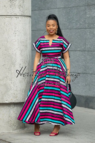 PEJU BLUE AND PINK DRESS Women’s Dress