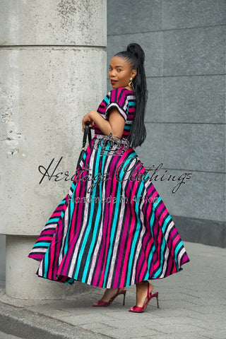 PEJU BLUE AND PINK DRESS Women’s Dress