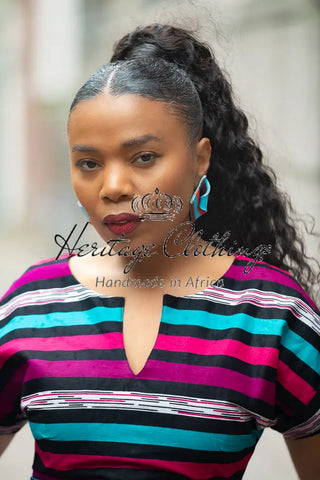 PEJU BLUE AND PINK EARRINGS Earrings