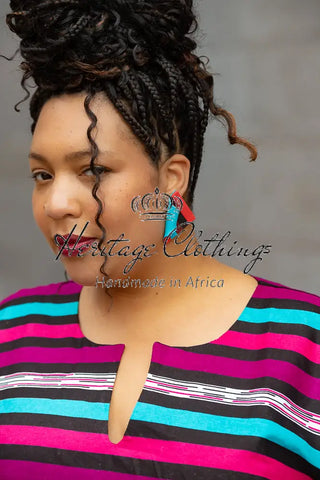 PEJU BLUE AND PINK EARRINGS Earrings