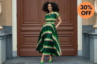 Peju Olive Green Dress Dresses