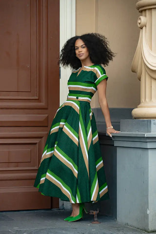 Peju Olive Green Dress Dresses