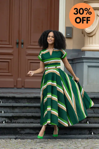 Peju Olive Green Dress Dresses