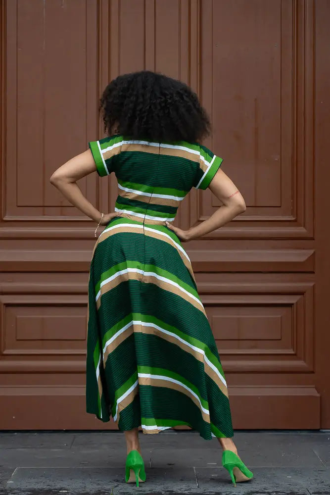 Peju Olive Green Dress Dresses
