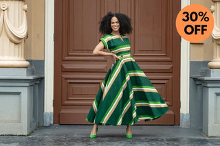 Peju Olive Green Dress Dresses