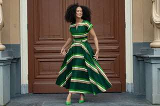 Peju Olive Green Dress Dresses