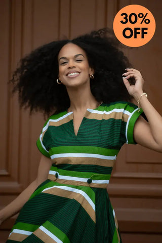 Peju Olive Green Dress Dresses