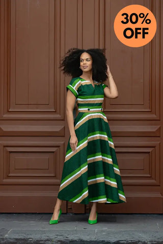 Peju Olive Green Dress Dresses