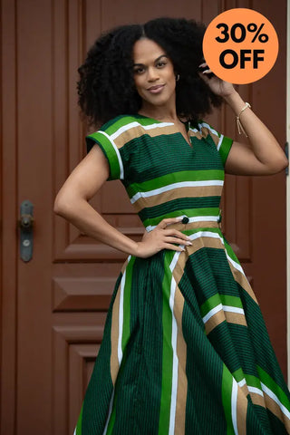 Peju Olive Green Dress Dresses