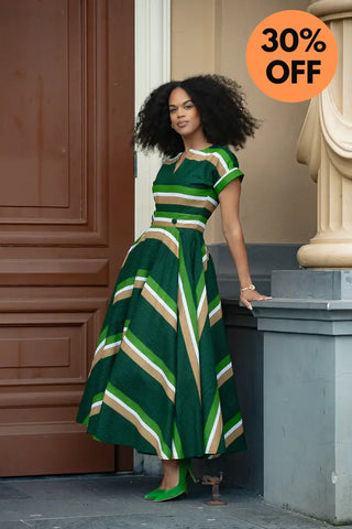 Peju Olive Green Dress Dresses