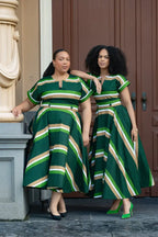 Peju Olive Green Dress Dresses