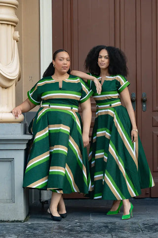 Peju Olive Green Dress Dresses