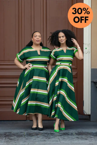 Peju Olive Green Dress Dresses