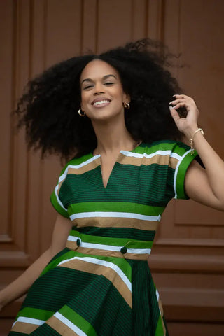 Peju Olive Green Dress Dresses