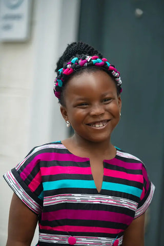 PEJU PINK BRAIDED HEADBAND HEADBANDS