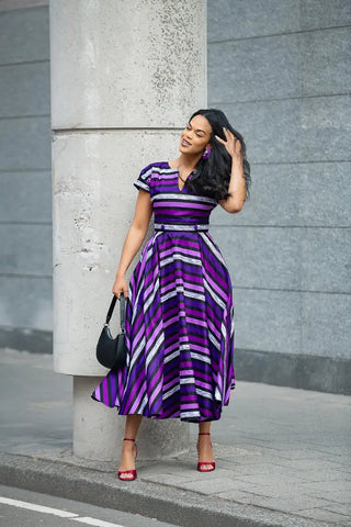 PEJU PURPLE AND LILAC DRESS Women’s Dress