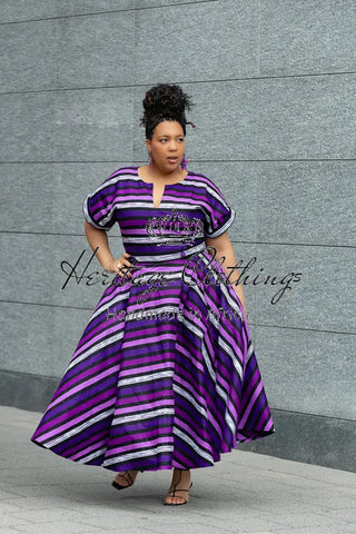 PEJU PURPLE AND LILAC DRESS Women’s Dress