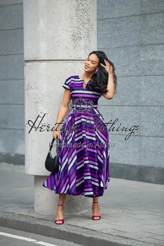 PEJU PURPLE AND LILAC DRESS Women’s Dress
