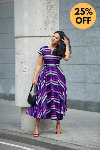 PEJU PURPLE AND LILAC DRESS Women’s Dress