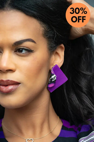 PEJU PURPLE EARRINGS Earrings