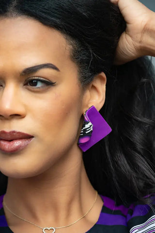 PEJU PURPLE EARRINGS Earrings