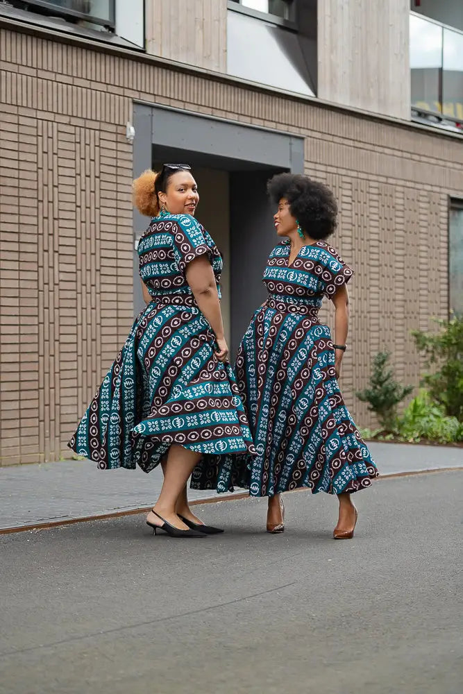 Peju Tribal Blue Dress Dresses