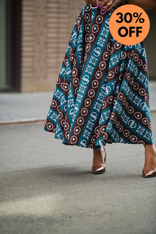 Peju Tribal Blue Dress Dresses