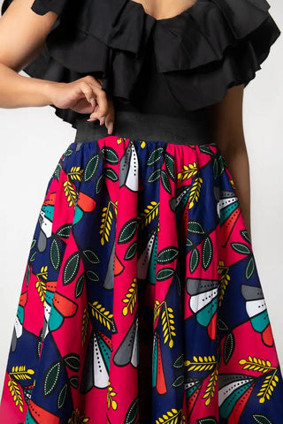 Petra Multicoloured Midaxi Skirt Women’s Dress