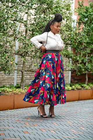 Petra Multicoloured Midaxi Skirt Women’s Dress