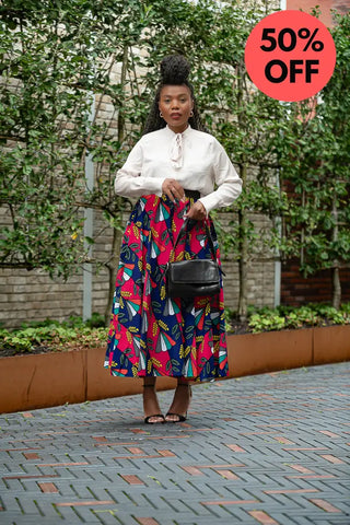 Petra Multicoloured Midaxi Skirt Women’s Dress