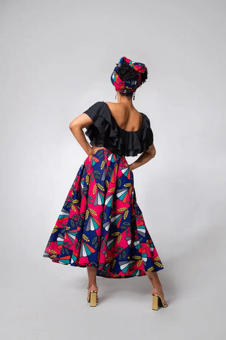 Petra Multicoloured Midaxi Skirt Women’s Dress