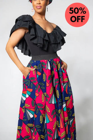 Petra Multicoloured Midaxi Skirt Women’s Dress