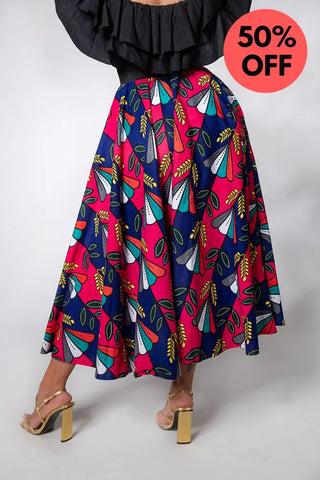 Petra Multicoloured Midaxi Skirt Women’s Dress