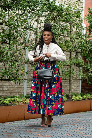 Petra Multicoloured Midaxi Skirt Women’s Dress