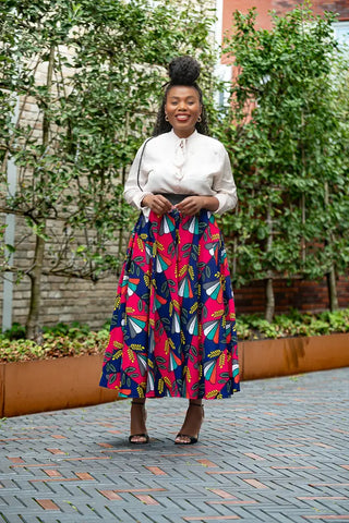 Petra Multicoloured Midaxi Skirt Women’s Dress