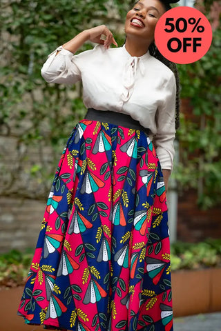 Petra Multicoloured Midaxi Skirt Women’s Dress