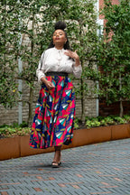 Petra Multicoloured Midaxi Skirt Women’s Dress