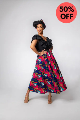 Petra Multicoloured Midaxi Skirt Women’s Dress