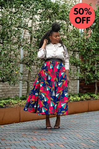 Petra Multicoloured Midaxi Skirt Women’s Dress