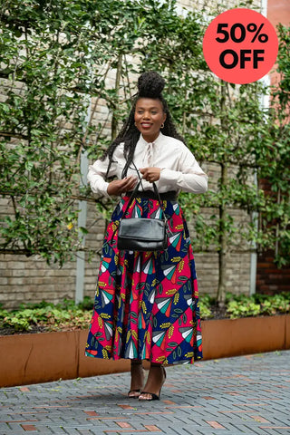 Petra Multicoloured Midaxi Skirt Women’s Dress