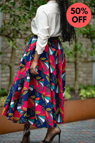 Petra Multicoloured Midaxi Skirt Women’s Dress