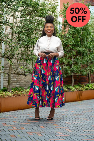 Petra Multicoloured Midaxi Skirt Women’s Dress