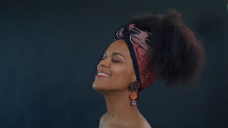 PETRA TRIBAL HEADWRAP (COFFEE BEANS) HEADWRAPS