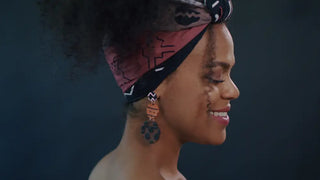 PETRA TRIBAL HEADWRAP (COFFEE BEANS) HEADWRAPS