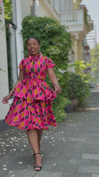 Tiwa Pink Two Piece Set